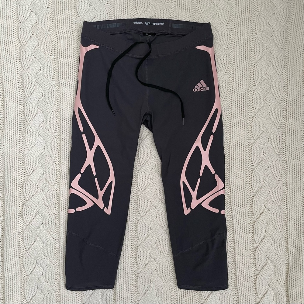 Adidas Adizero Sprintweb 3/4 Cropped Leggings